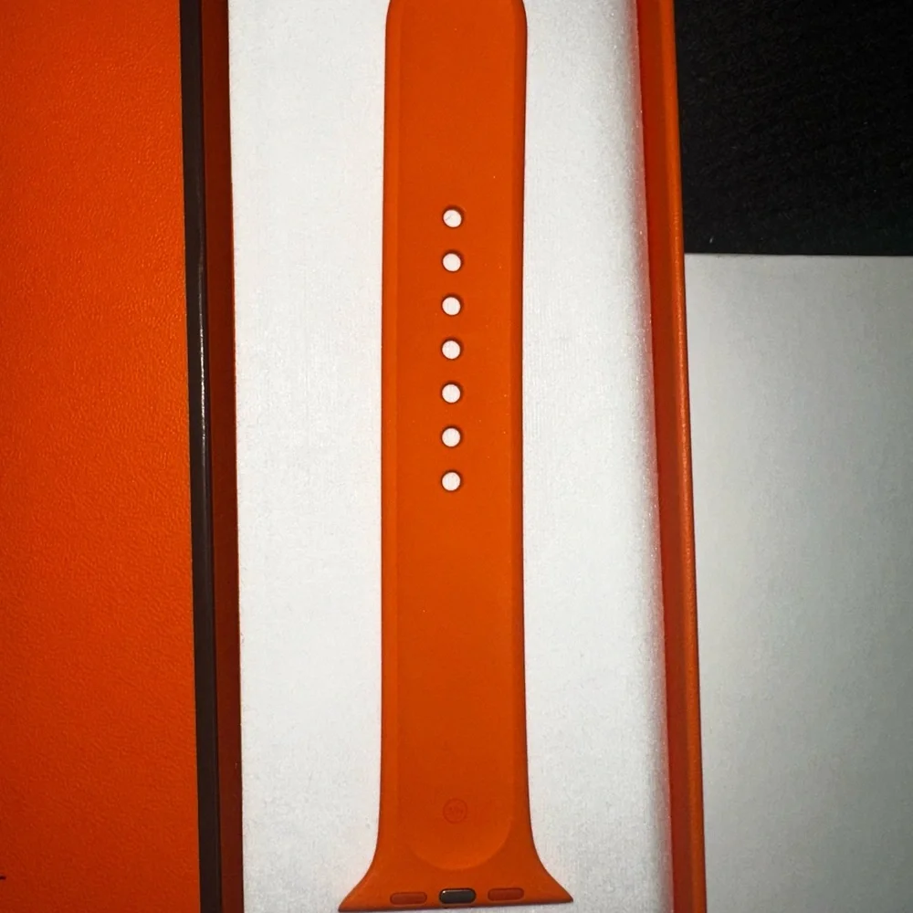 Hermès Orange Sport Band for Apple Watch - Unisex One Size